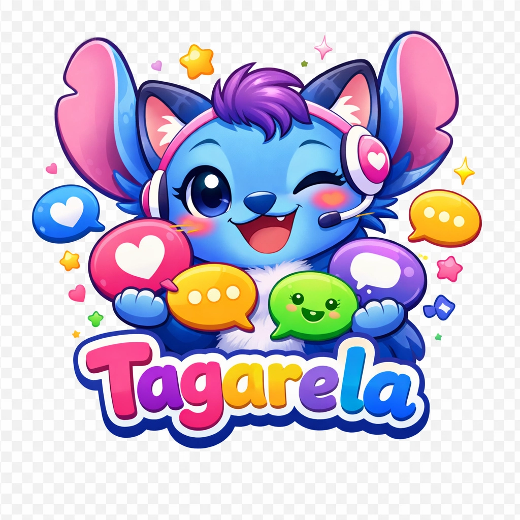 Logo Tagarela mascote
