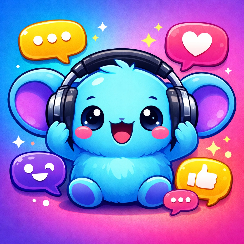 Personagem Tagarela 4 - Mascote feliz